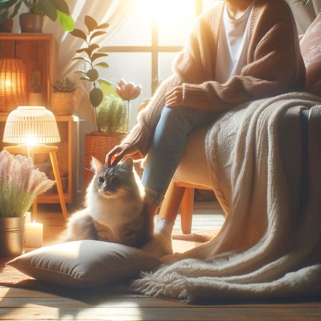 Les bienfaits de la zoothérapie avec les chats