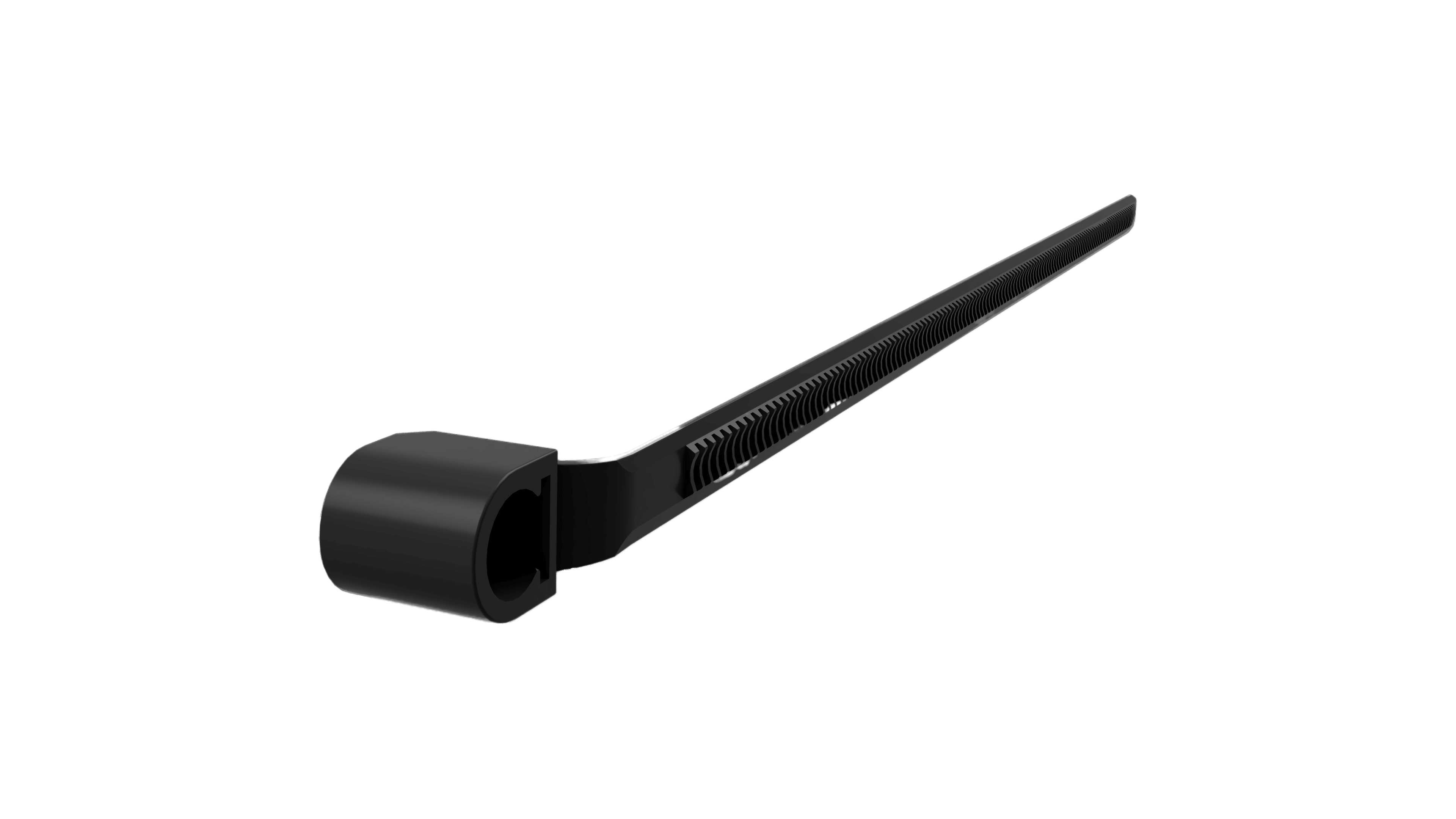 Cat-Clamp robust fixation for round railings, featuring an integrated tightening system for easy installation.