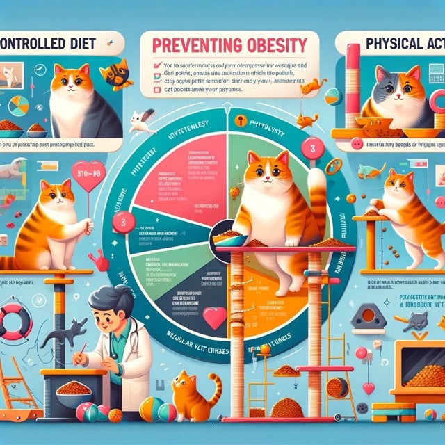 Prévenir l'obésité chez les chats : régime et exercices