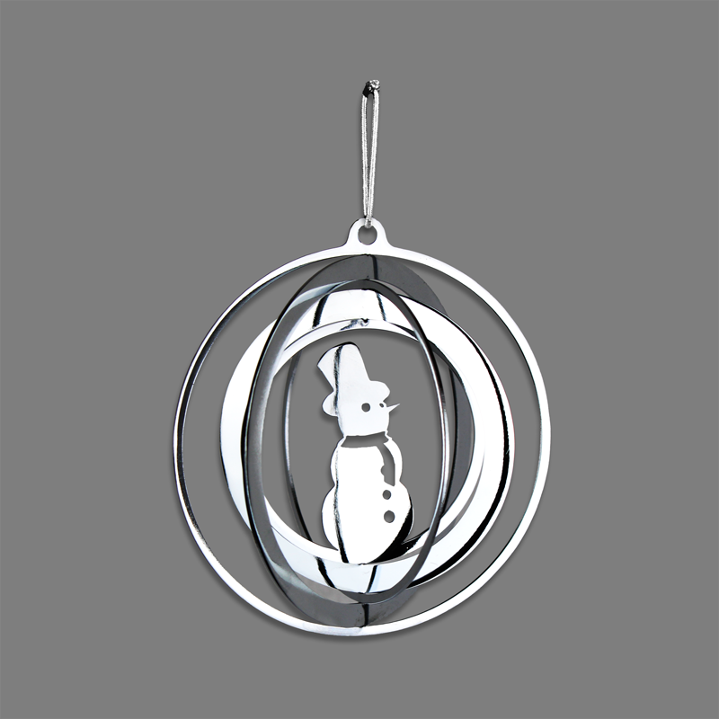 Chat 3D Premium – Sculpture métal pour arbre de Noël