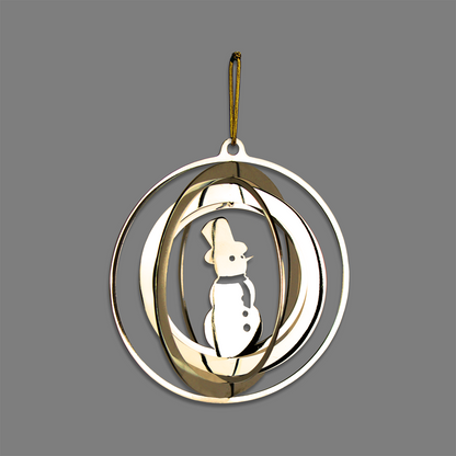 Chat 3D Premium – Sculpture métal pour arbre de Noël