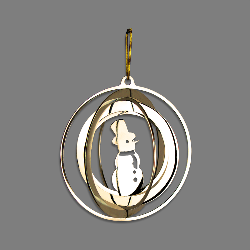 Chat 3D Premium – Sculpture métal pour arbre de Noël