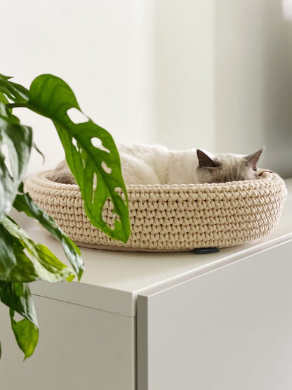 Coco Dog/Cat Bed - Beige 
