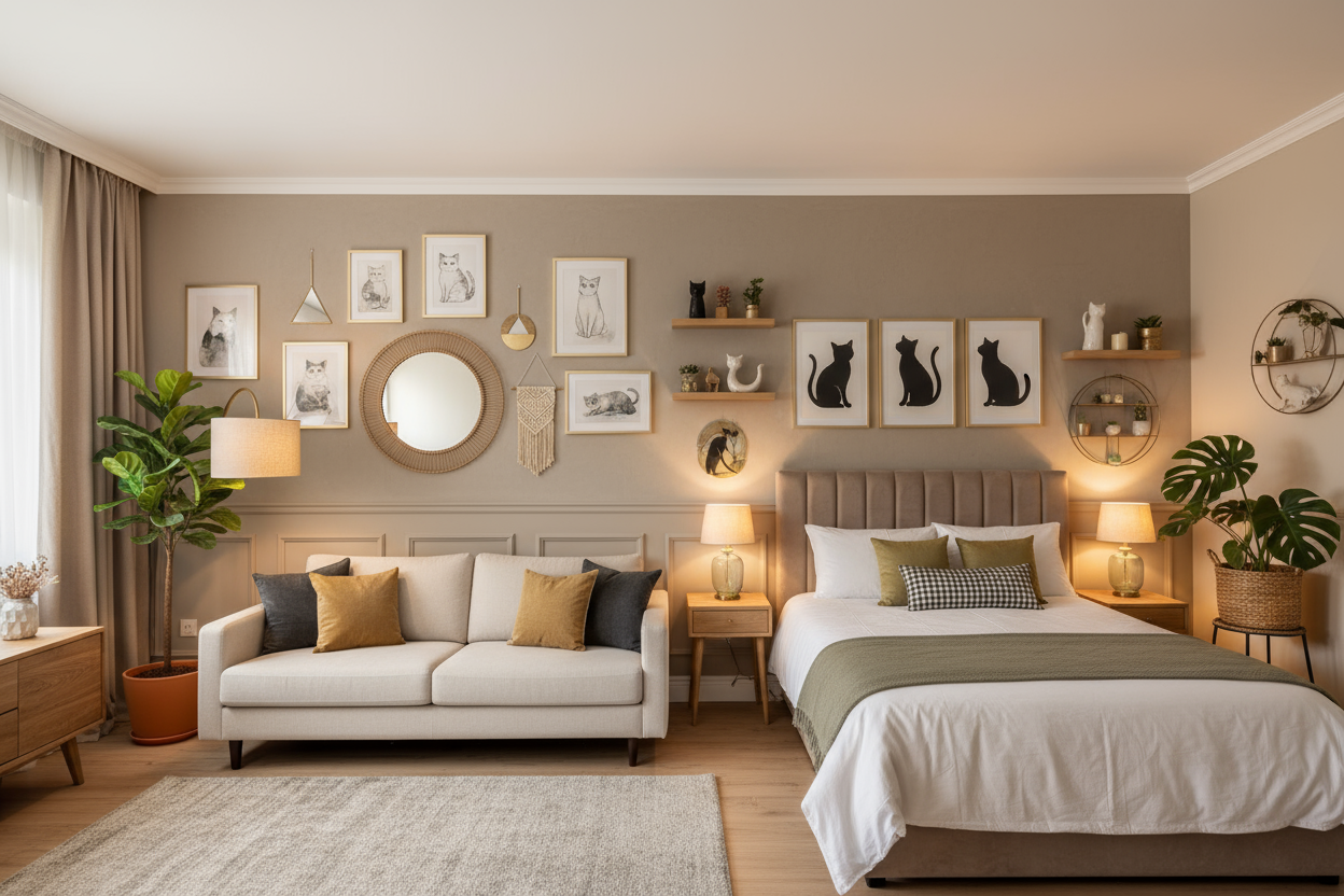 décoration murales d'intérieurs Salon, chambre 