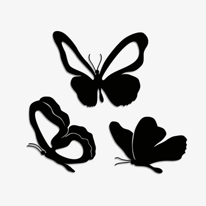 Décoration murale « Papillons » en métal – Made in France