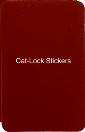 Cat-Lock Stickers (Lot de 6 stickers) - Catsafe'shop - protection pour balcon -